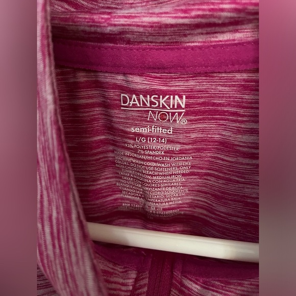 Danskin Pink Activewear Half Zip Jacket Large - Picture 3 of 3